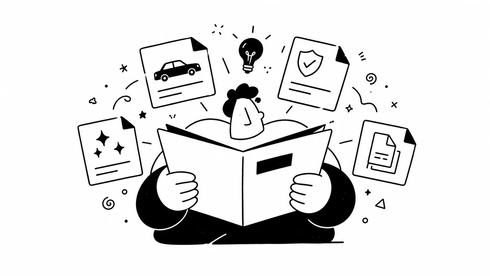 Иллюстрация с документами справочника студии тонирования.